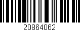 Código de barras (EAN, GTIN, SKU, ISBN): '20864062'