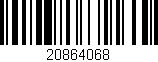 Código de barras (EAN, GTIN, SKU, ISBN): '20864068'