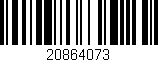 Código de barras (EAN, GTIN, SKU, ISBN): '20864073'