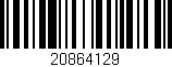 Código de barras (EAN, GTIN, SKU, ISBN): '20864129'
