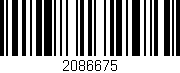 Código de barras (EAN, GTIN, SKU, ISBN): '2086675'