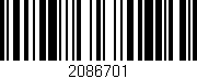 Código de barras (EAN, GTIN, SKU, ISBN): '2086701'