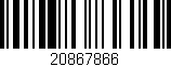 Código de barras (EAN, GTIN, SKU, ISBN): '20867866'