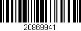 Código de barras (EAN, GTIN, SKU, ISBN): '20869941'