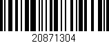 Código de barras (EAN, GTIN, SKU, ISBN): '20871304'