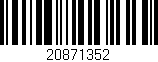 Código de barras (EAN, GTIN, SKU, ISBN): '20871352'