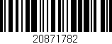 Código de barras (EAN, GTIN, SKU, ISBN): '20871782'