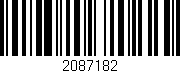 Código de barras (EAN, GTIN, SKU, ISBN): '2087182'