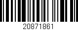 Código de barras (EAN, GTIN, SKU, ISBN): '20871861'