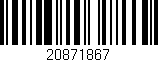 Código de barras (EAN, GTIN, SKU, ISBN): '20871867'