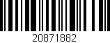 Código de barras (EAN, GTIN, SKU, ISBN): '20871882'