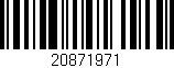 Código de barras (EAN, GTIN, SKU, ISBN): '20871971'
