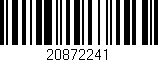 Código de barras (EAN, GTIN, SKU, ISBN): '20872241'