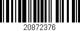 Código de barras (EAN, GTIN, SKU, ISBN): '20872376'