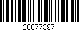 Código de barras (EAN, GTIN, SKU, ISBN): '20877397'