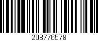 Código de barras (EAN, GTIN, SKU, ISBN): '208776578'