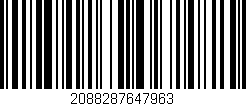 Código de barras (EAN, GTIN, SKU, ISBN): '2088287647963'