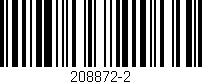 Código de barras (EAN, GTIN, SKU, ISBN): '208872-2'