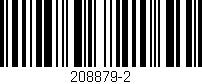 Código de barras (EAN, GTIN, SKU, ISBN): '208879-2'