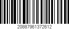 Código de barras (EAN, GTIN, SKU, ISBN): '20887961372612'
