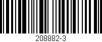 Código de barras (EAN, GTIN, SKU, ISBN): '208882-3'