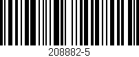 Código de barras (EAN, GTIN, SKU, ISBN): '208882-5'