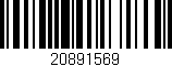 Código de barras (EAN, GTIN, SKU, ISBN): '20891569'