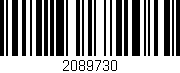 Código de barras (EAN, GTIN, SKU, ISBN): '2089730'