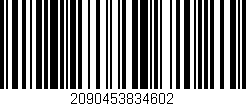 Código de barras (EAN, GTIN, SKU, ISBN): '2090453834602'