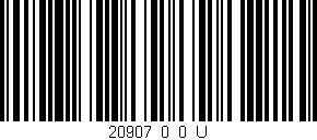 Código de barras (EAN, GTIN, SKU, ISBN): '20907_0_0_U'