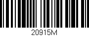 Código de barras (EAN, GTIN, SKU, ISBN): '20915M'
