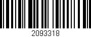 Código de barras (EAN, GTIN, SKU, ISBN): '2093318'