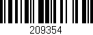 Código de barras (EAN, GTIN, SKU, ISBN): '209354'