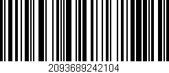 Código de barras (EAN, GTIN, SKU, ISBN): '2093689242104'
