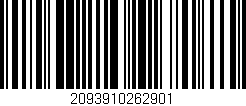 Código de barras (EAN, GTIN, SKU, ISBN): '2093910262901'