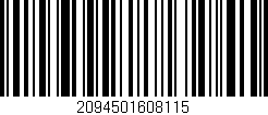 Código de barras (EAN, GTIN, SKU, ISBN): '2094501608115'