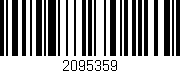 Código de barras (EAN, GTIN, SKU, ISBN): '2095359'