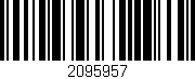 Código de barras (EAN, GTIN, SKU, ISBN): '2095957'