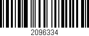 Código de barras (EAN, GTIN, SKU, ISBN): '2096334'
