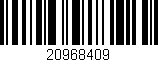 Código de barras (EAN, GTIN, SKU, ISBN): '20968409'