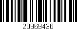 Código de barras (EAN, GTIN, SKU, ISBN): '20969436'