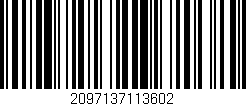 Código de barras (EAN, GTIN, SKU, ISBN): '2097137113602'