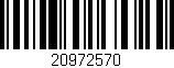 Código de barras (EAN, GTIN, SKU, ISBN): '20972570'
