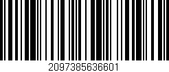 Código de barras (EAN, GTIN, SKU, ISBN): '2097385636601'