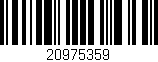 Código de barras (EAN, GTIN, SKU, ISBN): '20975359'
