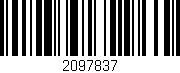 Código de barras (EAN, GTIN, SKU, ISBN): '2097837'