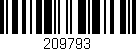 Código de barras (EAN, GTIN, SKU, ISBN): '209793'