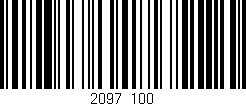 Código de barras (EAN, GTIN, SKU, ISBN): '2097/100'