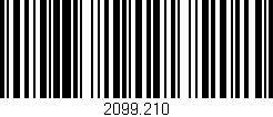 Código de barras (EAN, GTIN, SKU, ISBN): '2099.210'