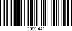 Código de barras (EAN, GTIN, SKU, ISBN): '2099.441'